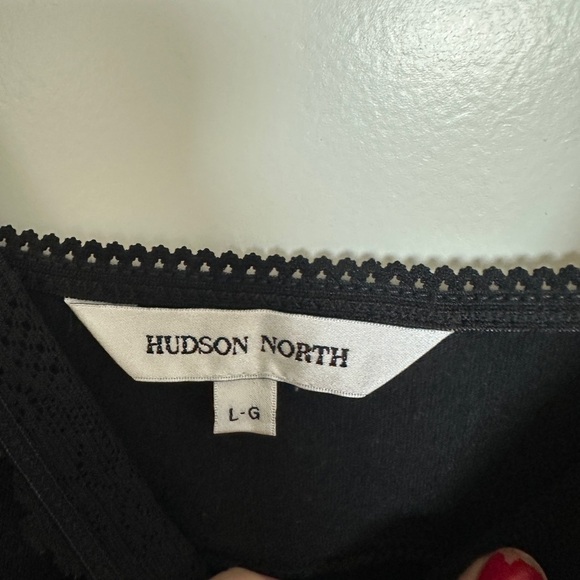 100% Pima Cotton Elegant Black Lace Trim Chemise - Picture 2 of 4